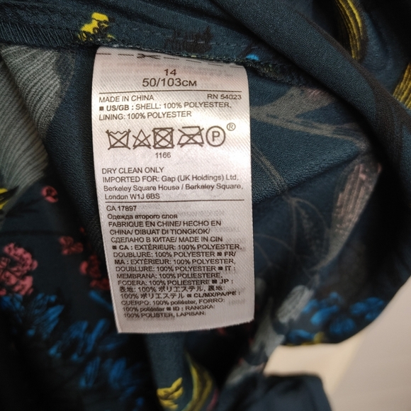 Banana Republic floral maxi dress size 14 - Picture 11 of 13